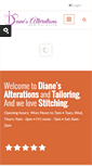 Mobile Screenshot of dianesalterations.com